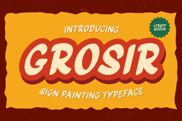 A Display Font That Feels Like a Hand-Painted Sign