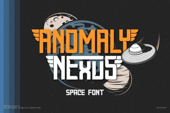 Anomaly Nexus: A Striking Display Font for Editorial Design