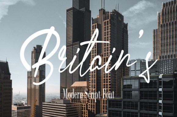 Britain s: The Modern Script Font for Campaign Designers