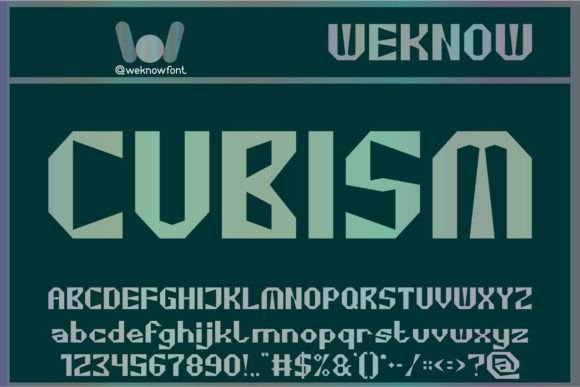 Cubism Font: A Sharp Edge for Small Business Branding