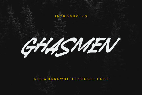 Ghasmen: A Bold Display Font That Cuts Through the Feed