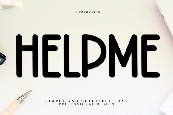 Helpme Display Font: A Maker's Creative Companion