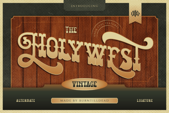 Holywest: A Vintage Serif Font for Editorial Storytelling