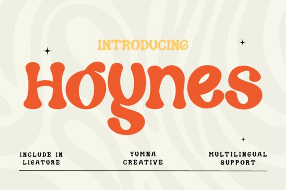 Hoynes: A Retro Display Font for Bold Digital Branding