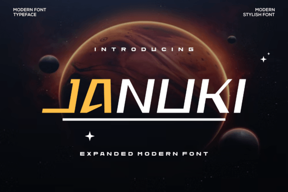 Januki: A Modern Sans Serif Display Font for Digital Creators