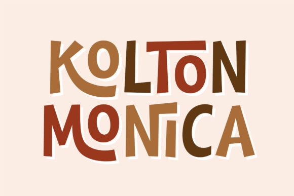 Kolton Monica: A Playful Font That Sells the Fun