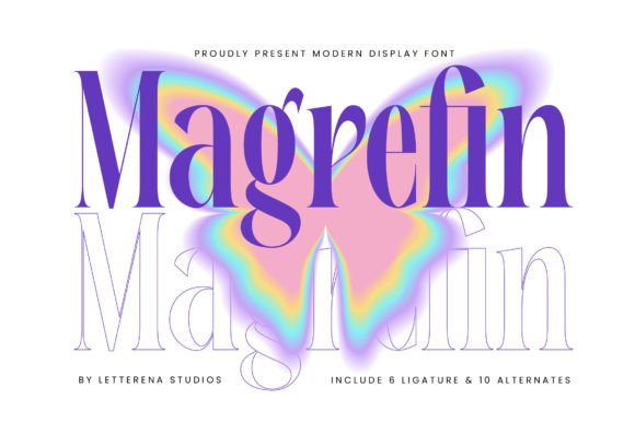 Magrefin: A Modern Display Font for Luxury Branding