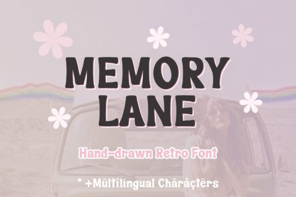 Memory Lane: A Hand-Drawn Retro Display Font for Makers