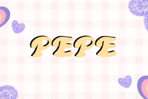 Pepe: The Heart-Warming Display Font for Small Business Branding