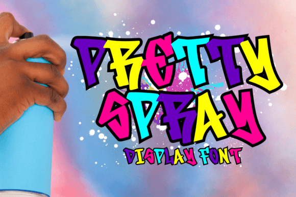 Pretty Spray Font: A Display Typeface for Brand Builders