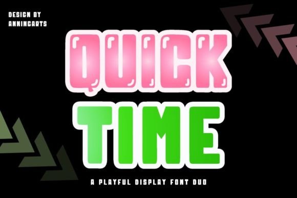 Quick Time Font: A Playful Duo for Warm Editorial Design