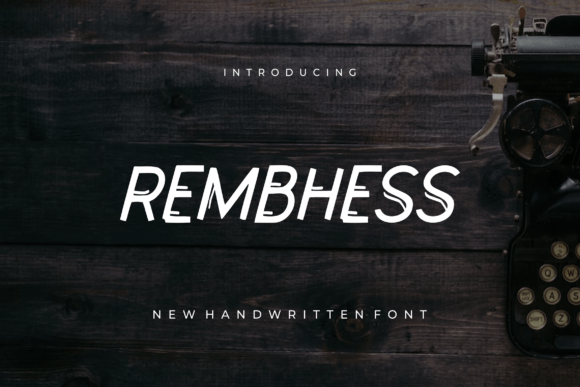 Rembhess: A Bold Modern Typeface for Creative Campaigns