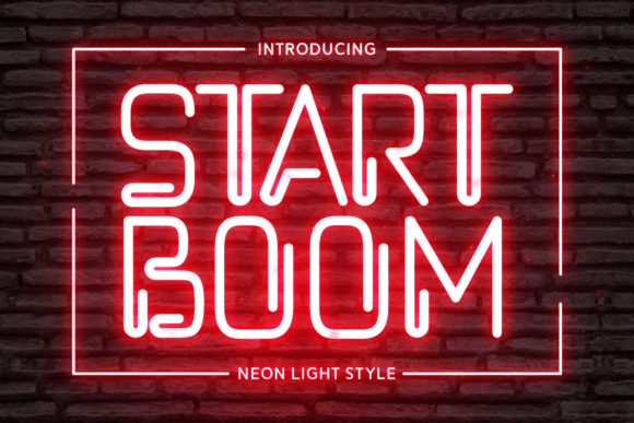 Start Boom: When a Display Font Means Business