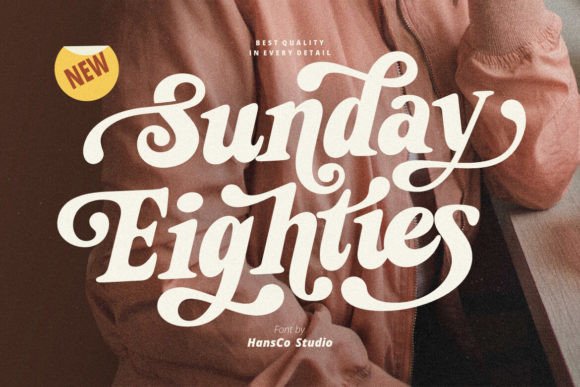 Sunday Eighties: A Bold Retro Serif for Digital Branding