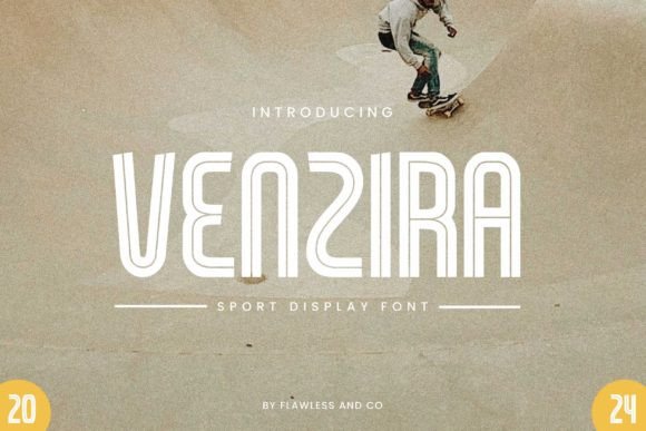 Venzira Font: A Dynamic Typeface for Small Business Branding